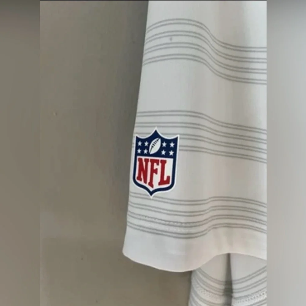 Nike Dri Fit Philadelphia Eagles Polo Shirt Men’s 4XL White NFL Golf - Picture 6 of 11